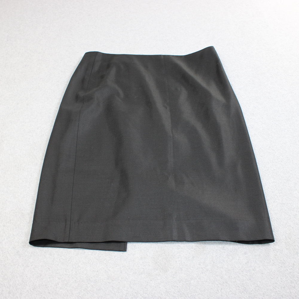Max Mara Skirt Women Small 6/8 Black Pencil Knee Length Italy Quiet Luxury READ
